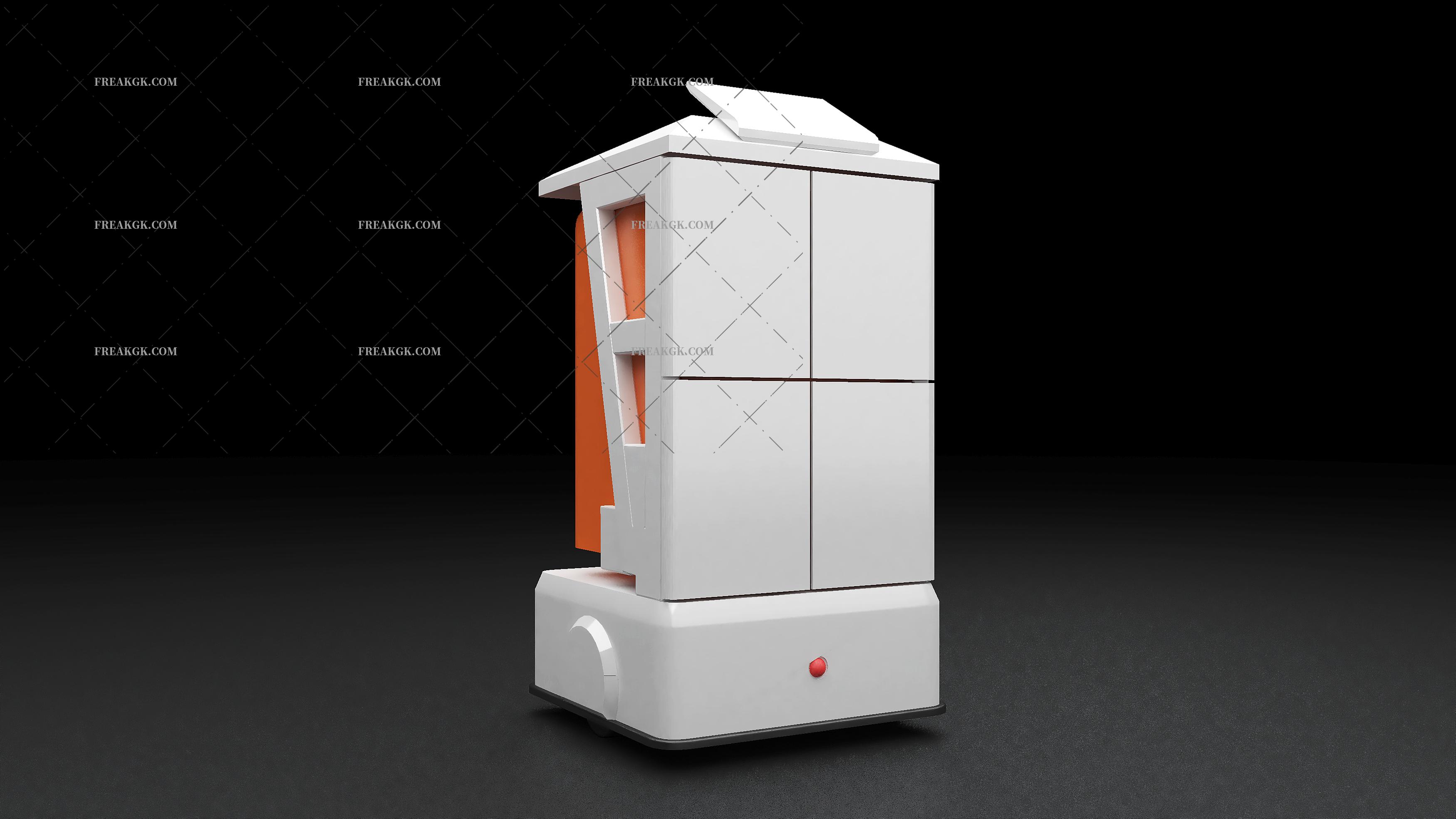 现代机器人3D模型