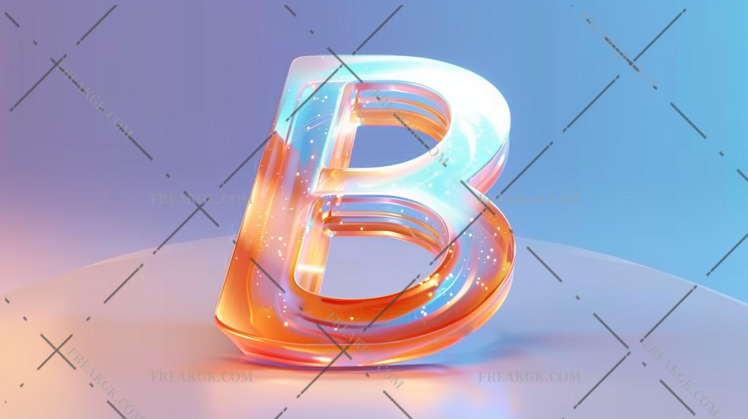 B B 变形立体字